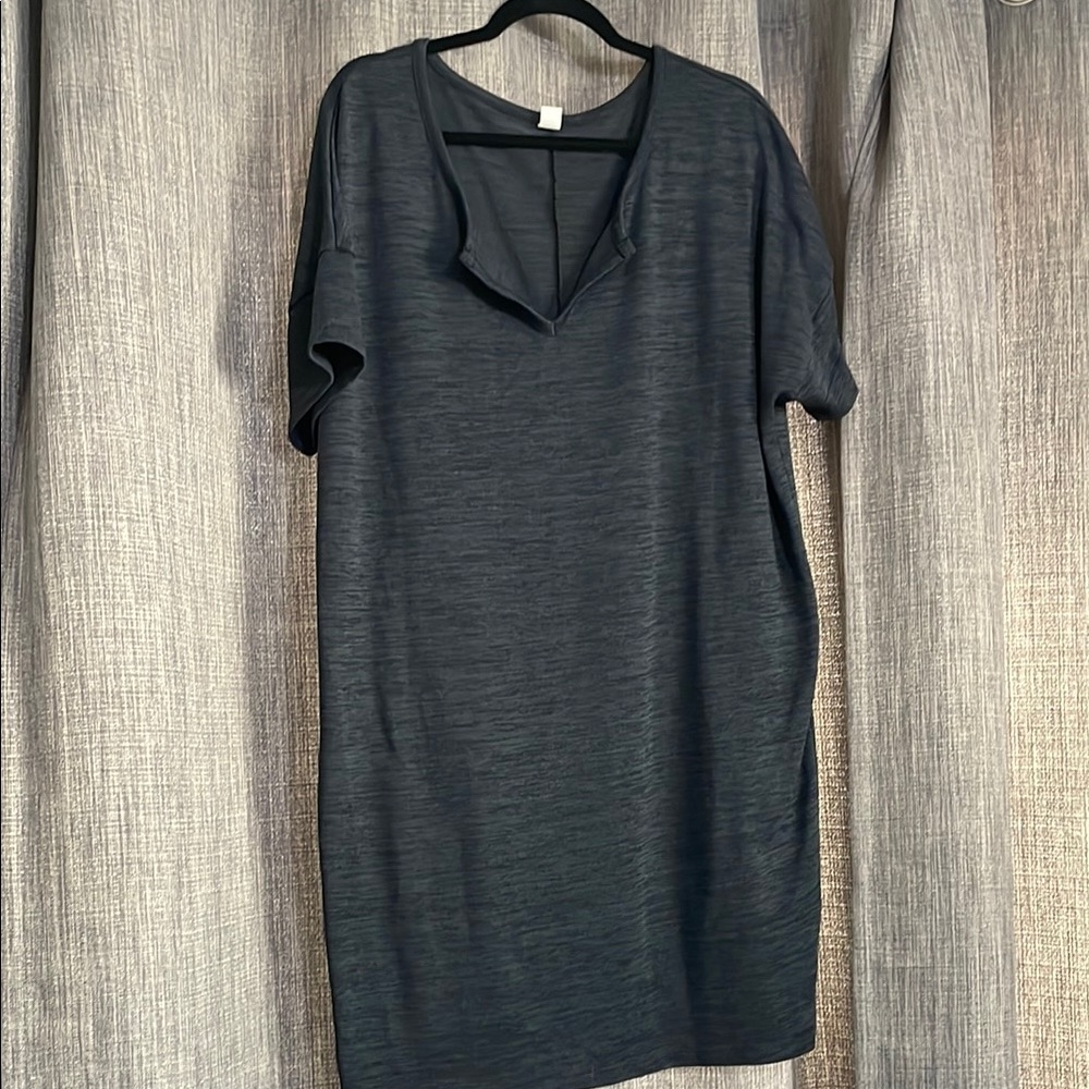 Old Navy Dark Gray Knit Midi Dress